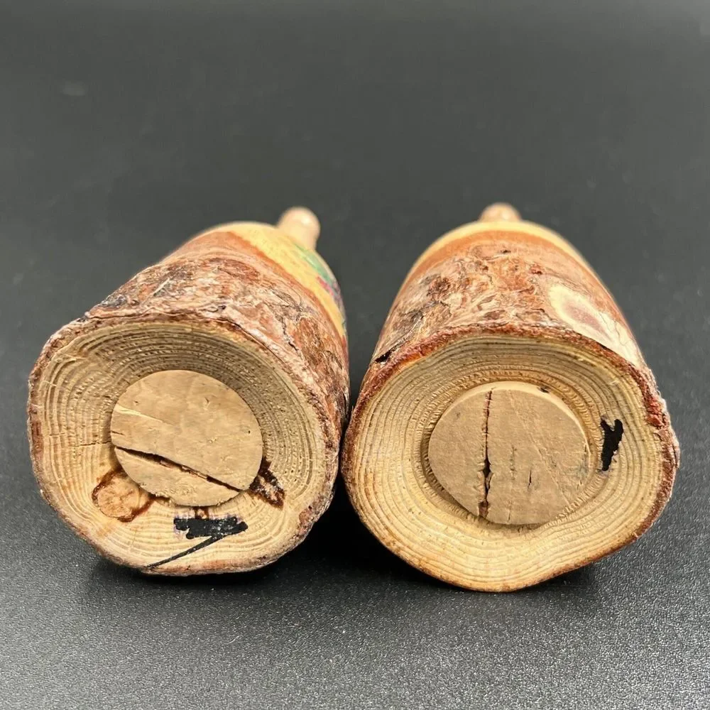 Wooden Canadian Bell Salt And Pepper‎ Shakers
